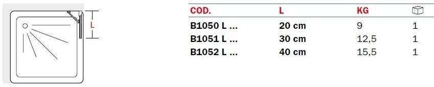 INDA® Угловая душевая кабина с распашной дверцей Praia sun-id-1458729 - Вид №3