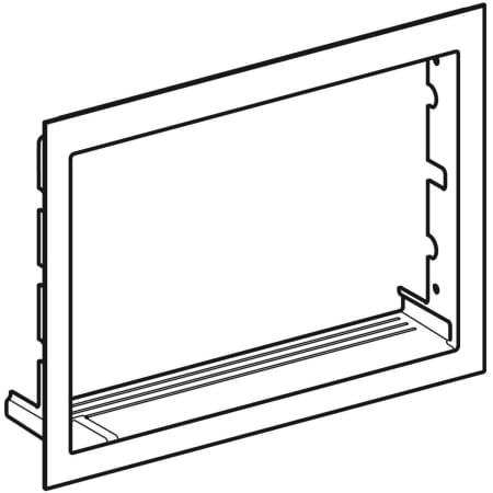 115.425.FW.1 Декоративная рамка для раковины Geberit ONE подвесная Geberit  - Вид №1