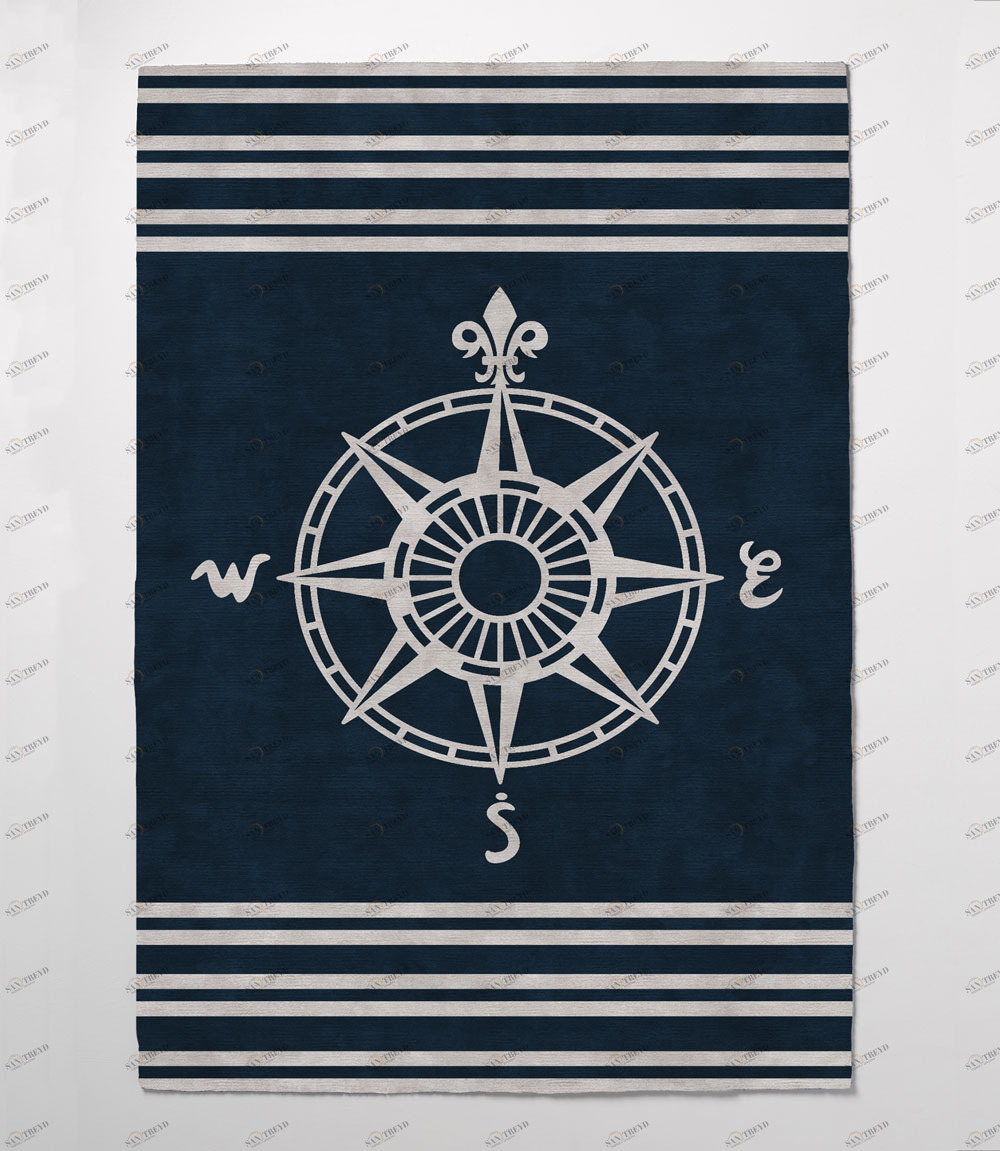 Ковер детский Rose of wind 140х200 синий RUGBERRY  326133 Синий 