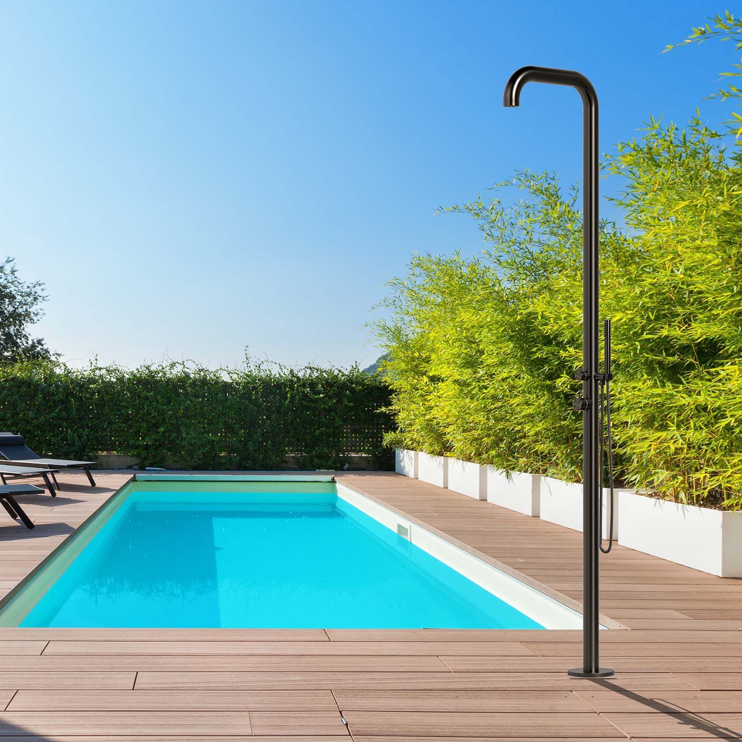 Открытый душ из нержавеющей стали с ручным душем SINED CHIA ARCH-00035903 - Вид №36