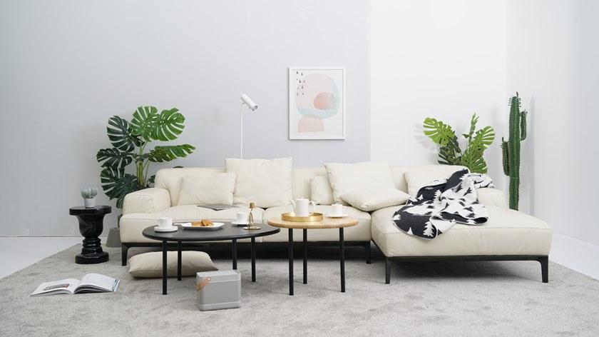 Grado Design Кожаный диван с шезлонгом Luna sun-id-1477264 - Вид №2