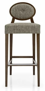 JMS Стул из ткани с подставкой для ног Gioconda M 451