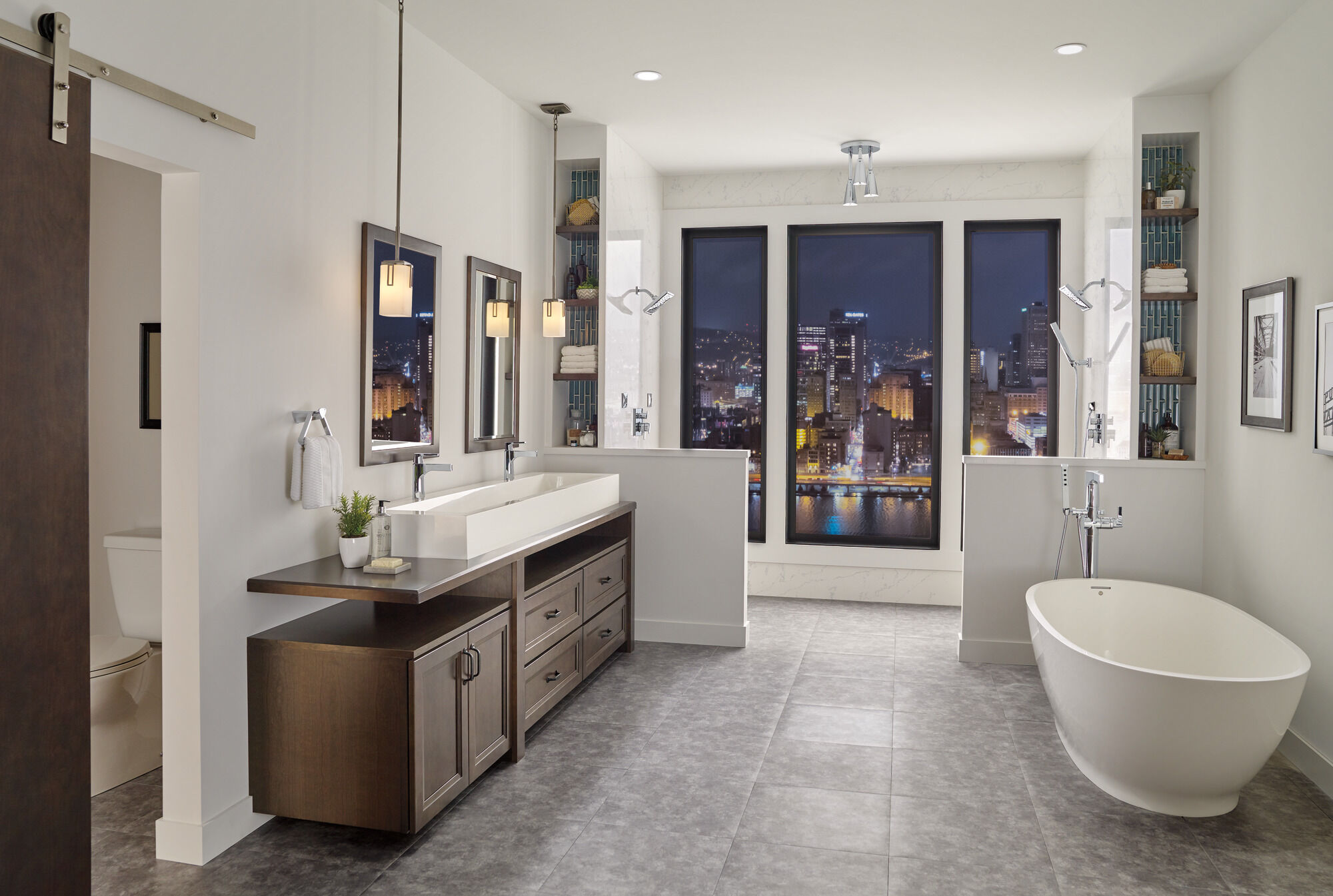 T27867 Трим клапана Angular Modern Monitor® серии 17 со встроенным дивертором на 3 положения Delta Faucet Delta Хром - Вид №5