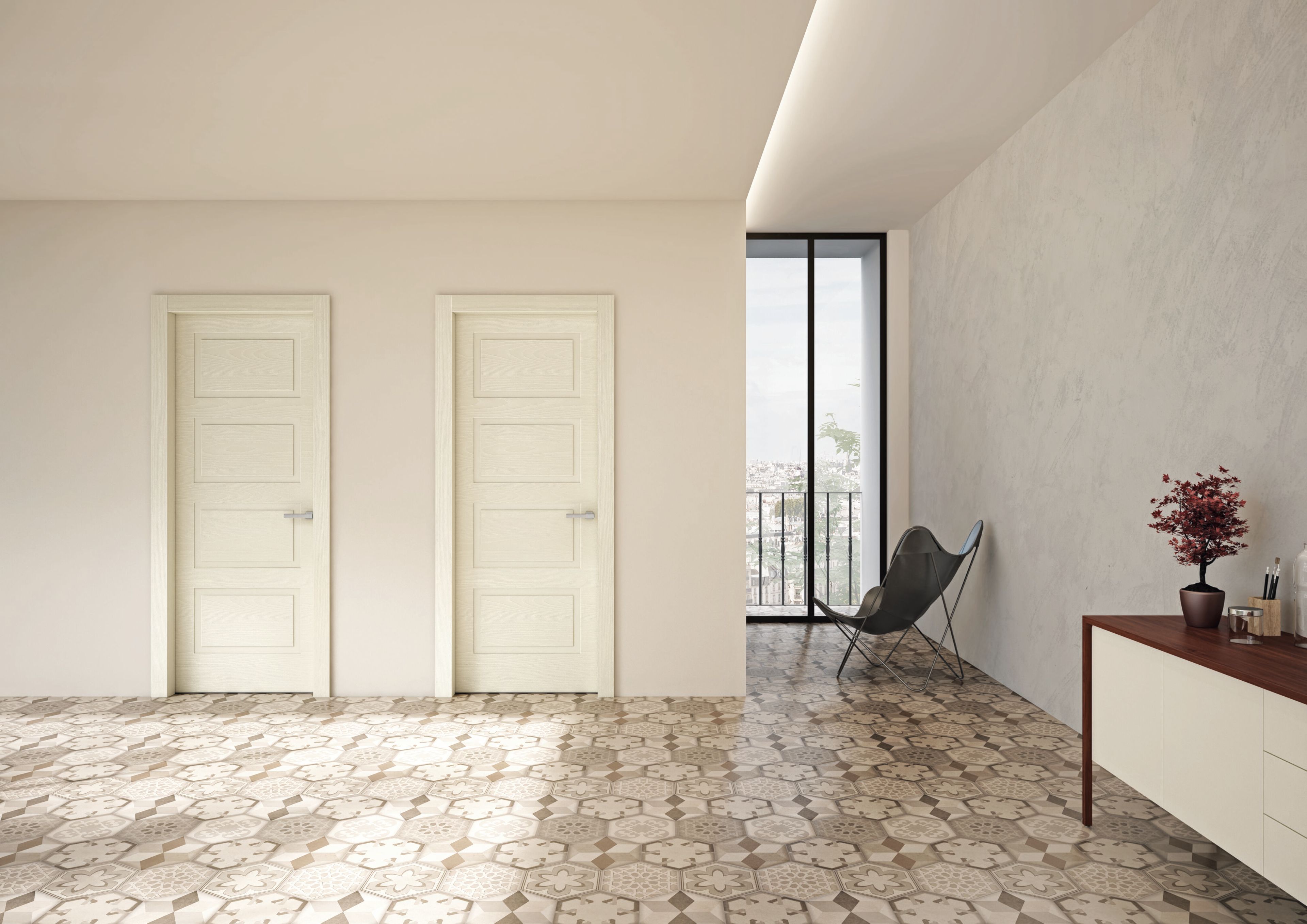 Деревянная дверь со скрытыми петлями PIVATO le porte UNICA ARCH-00106556 - Вид №13