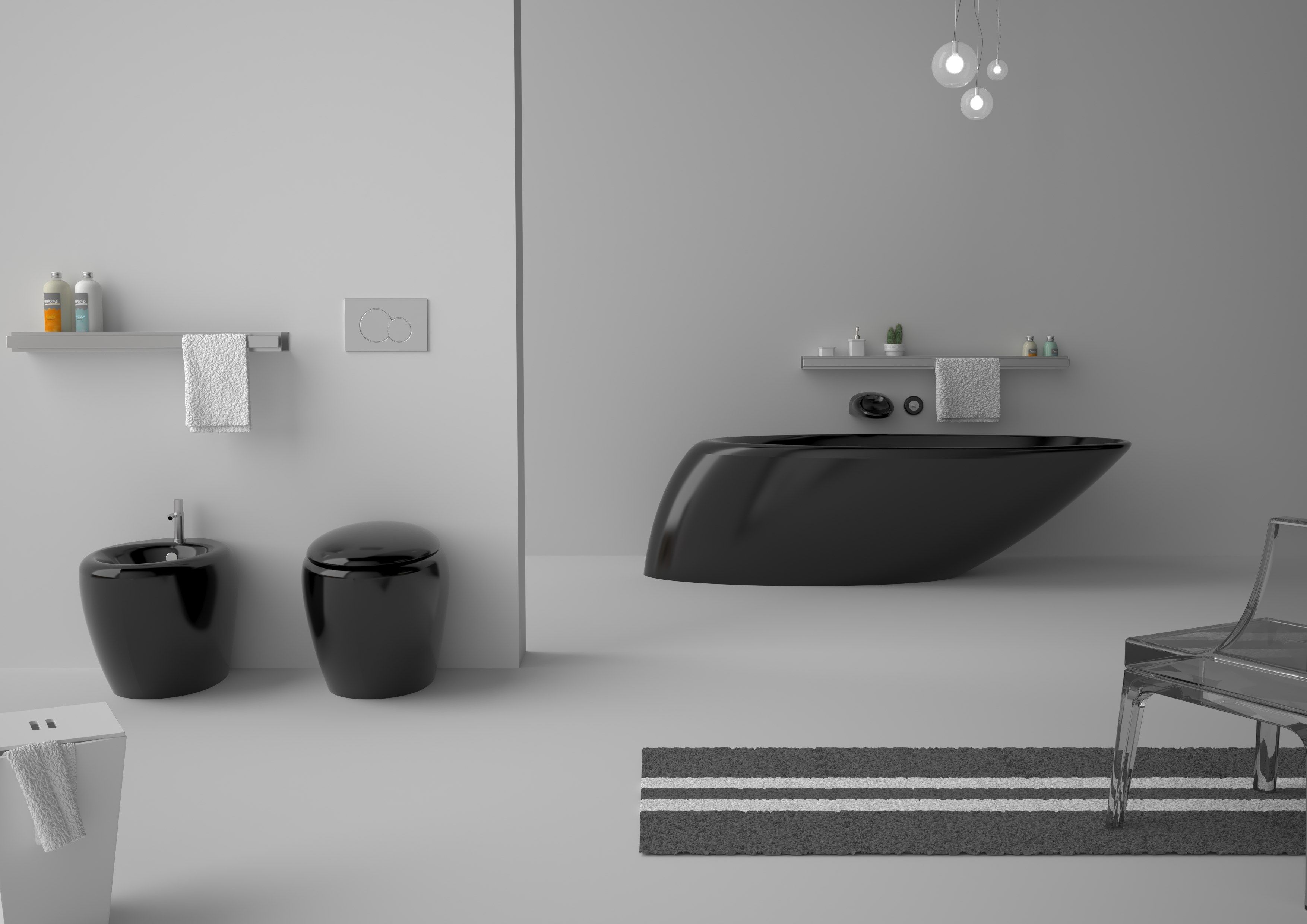 Полная мебель для ванной комнаты GSG Ceramic Design ARCH-00042591 - Вид №3