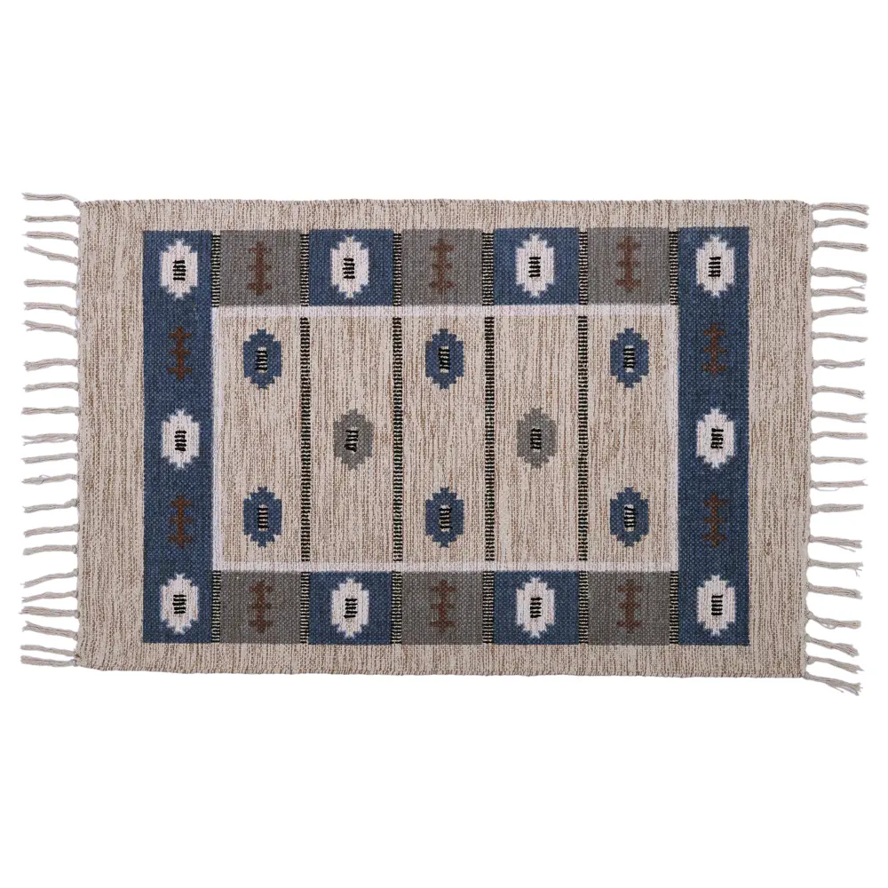 Коврик грязезащитный KREAFORTA Cauvery 60x90 см хлопок цвет бежевый STLM-2183549 - Вид №1