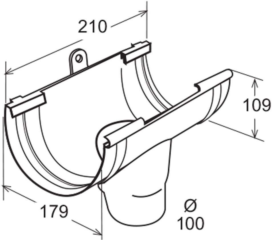 First Corporation Соединение с двухсистемным эстетическим стоком First plast Gss133r - Вид №1