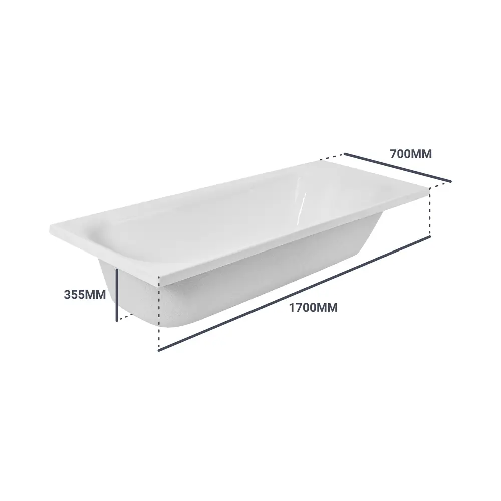 Ванна Тира акриловая 170x70 см Santreyd STLM-2202342 - Вид №7