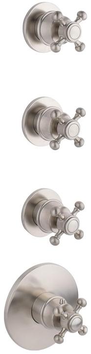 GUGLIELMI Встраиваемый термостатический смеситель для душа на 4 отверстия Classica Fiin00985 - Вид №3