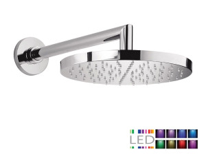 Латунная Светодиодная насадка для душа с хромотерапией