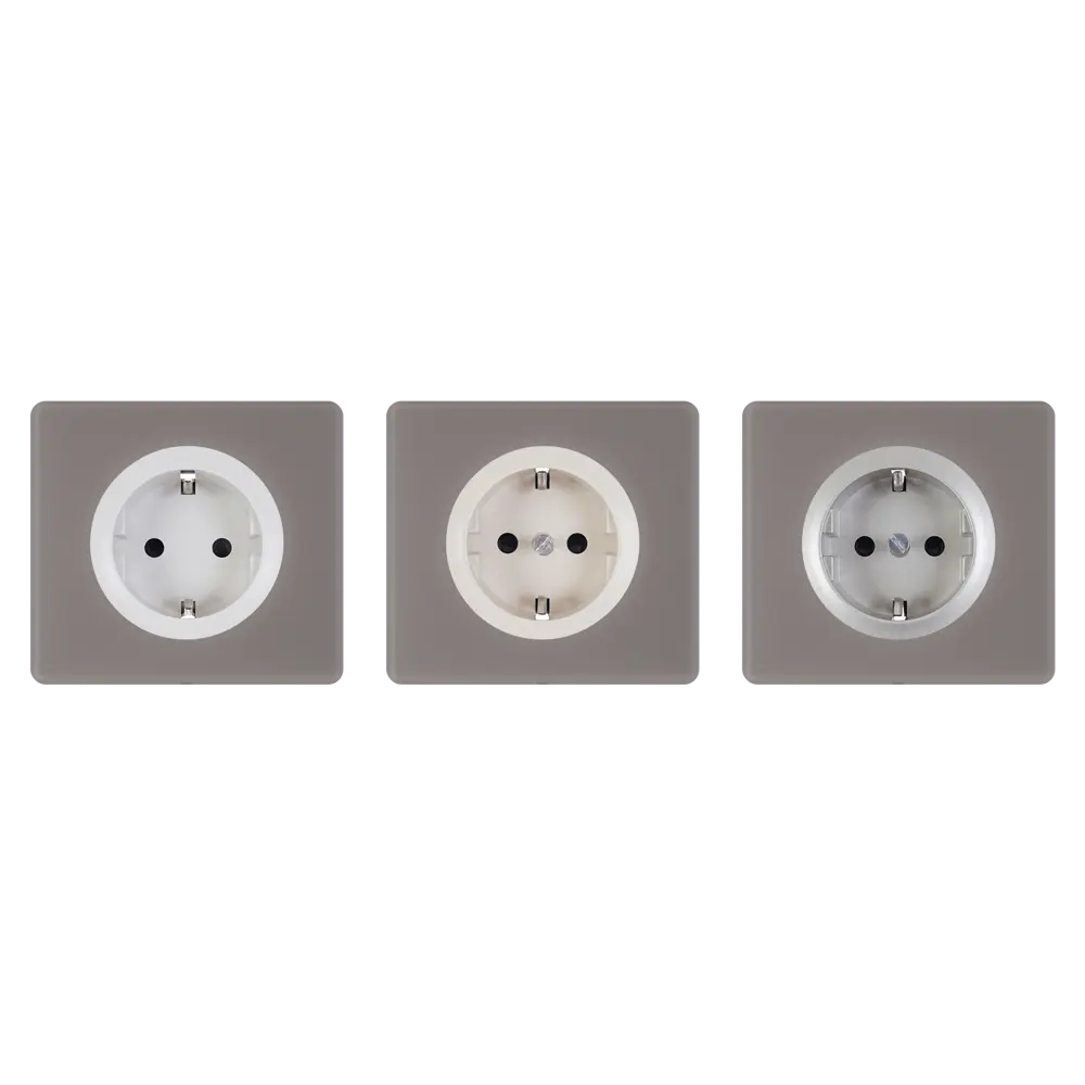 Рамка для розеток и выключателей Legrand Celiane 1 пост цвет перкаль грэй STLM-2035080 - Вид №1