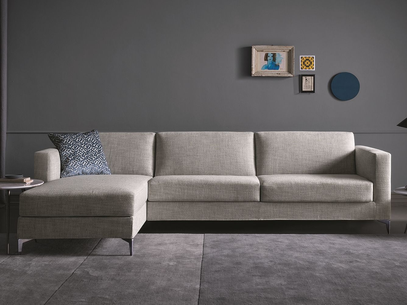 Тканевый раскладной диван-кровать с полуостровом BODEMA RICHARD ARCH-00140474