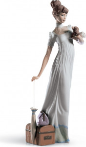 10668996 LLADRO Фигурка Lladro "Путешествующая компания" 13x34см Фарфор
