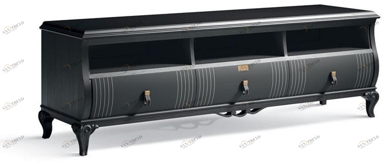 Carpanese Home Деревянная тумба под ТВ с ящиками Heritage 5727