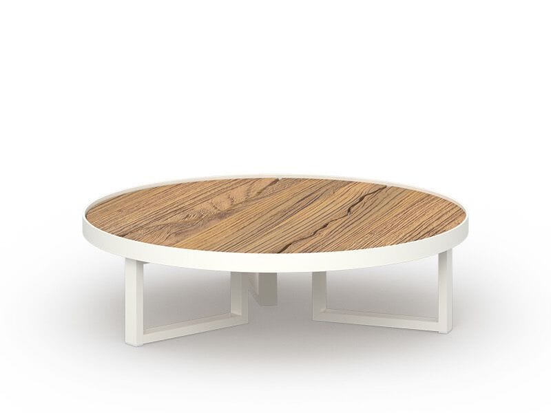 Круглый низкий стол из тикового дерева MAMAGREEN Munia ARCH-00005687