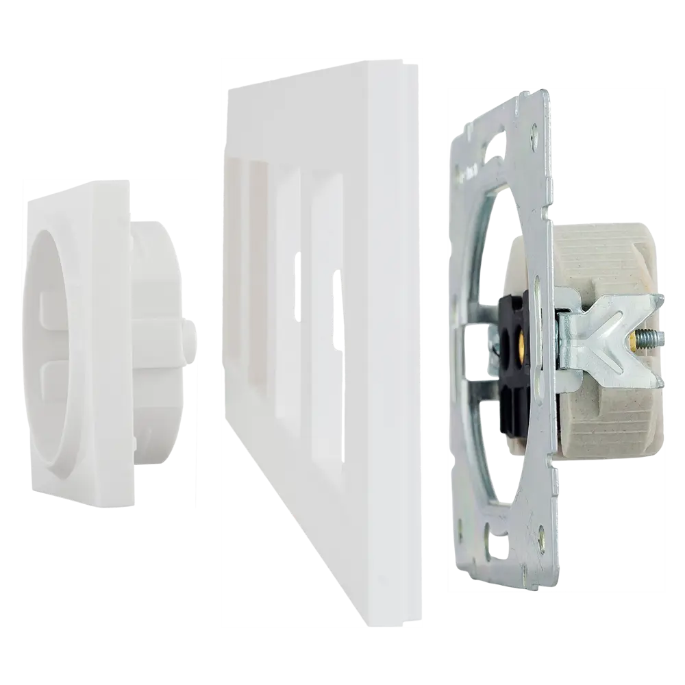 Рамка для розеток и выключателей Legrand Structura 4 поста цвет белый STLM-2127305 - Вид №3