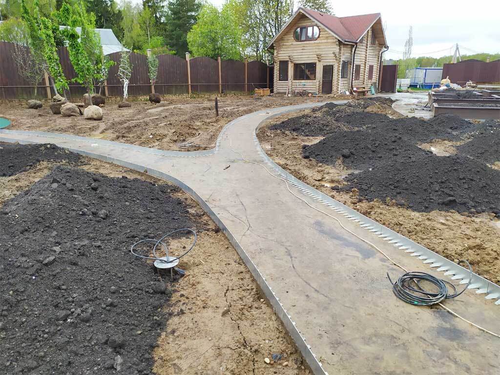 Металлический бордюр 1200*150*70*1,5 компл. ГеоПластБорд GPBST-03 - Вид №6