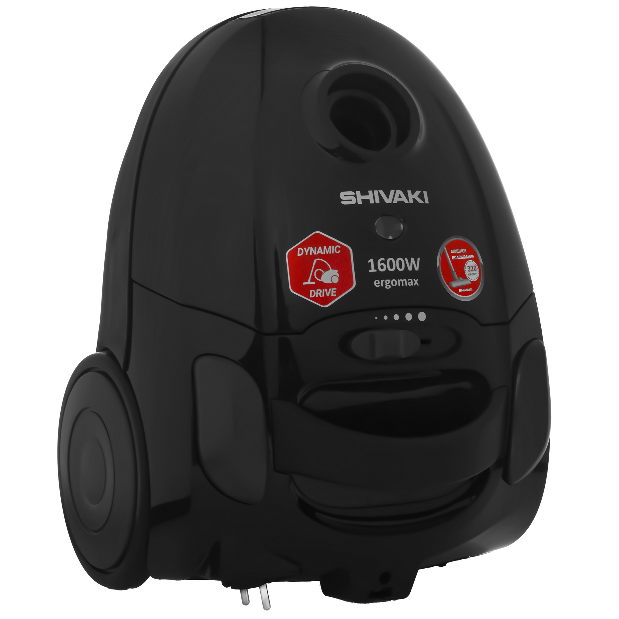 9095432 Пылесос Shivaki VCB0316 черный STDN-0121340