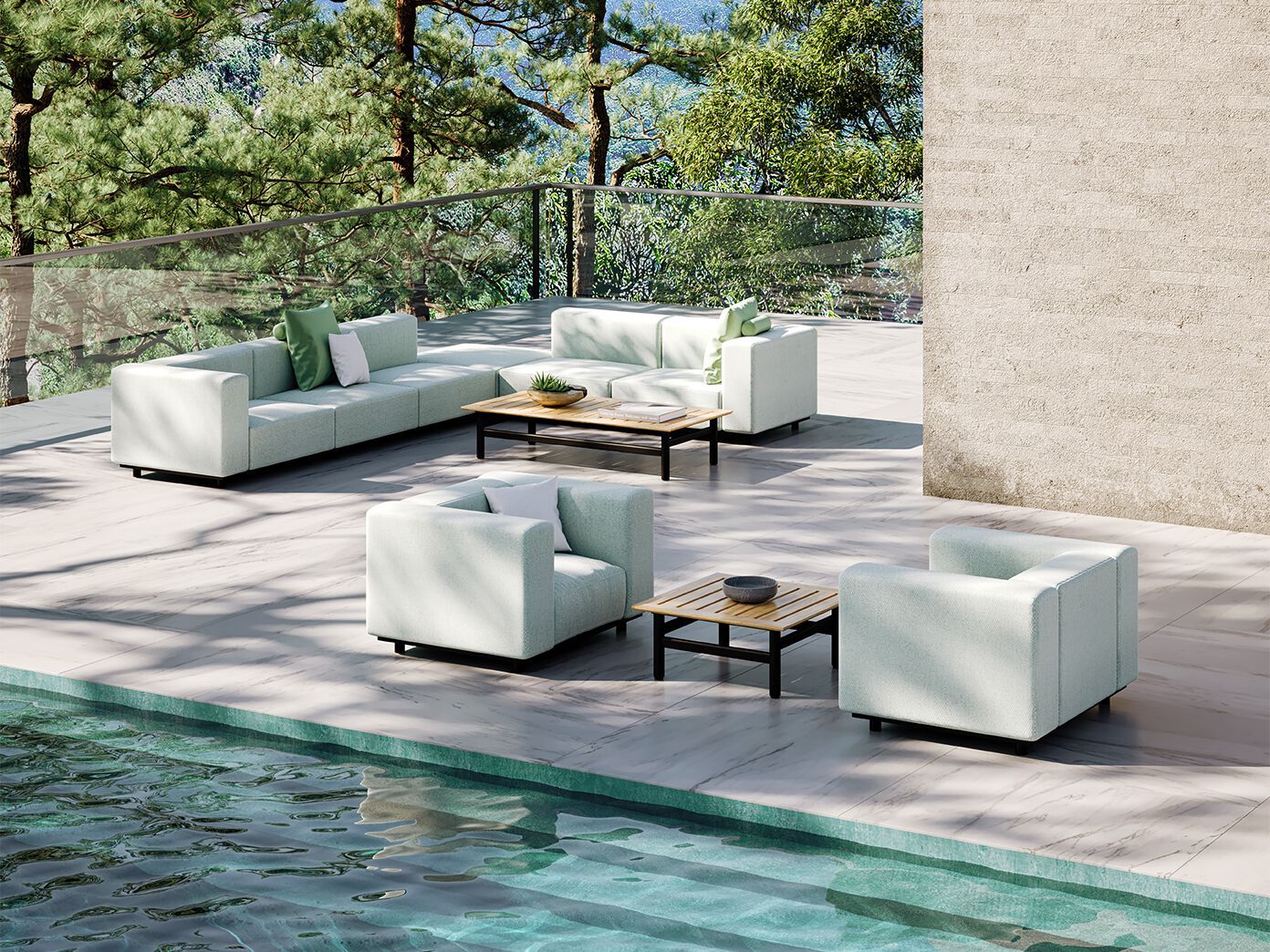 Тканевое садовое кресло с подлокотниками Walters Cape ARCH-00115509 - Вид №3