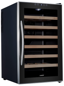 9965397 Винный шкаф Libhof AM-28 серебристый, черный