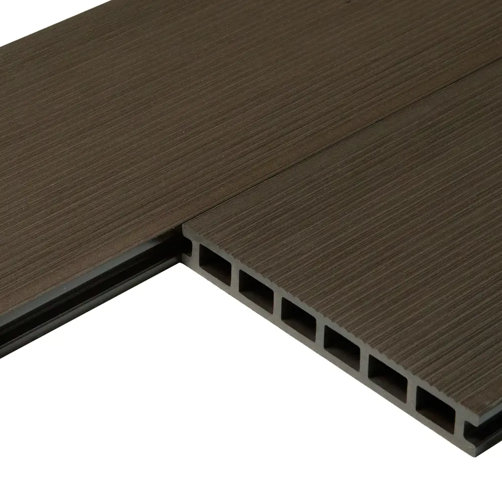 Террасная доска ДПК CM Grand цвет Венге 4000x190x25 мм вельвет 0.57 м² STLM-2161906 - Вид №3