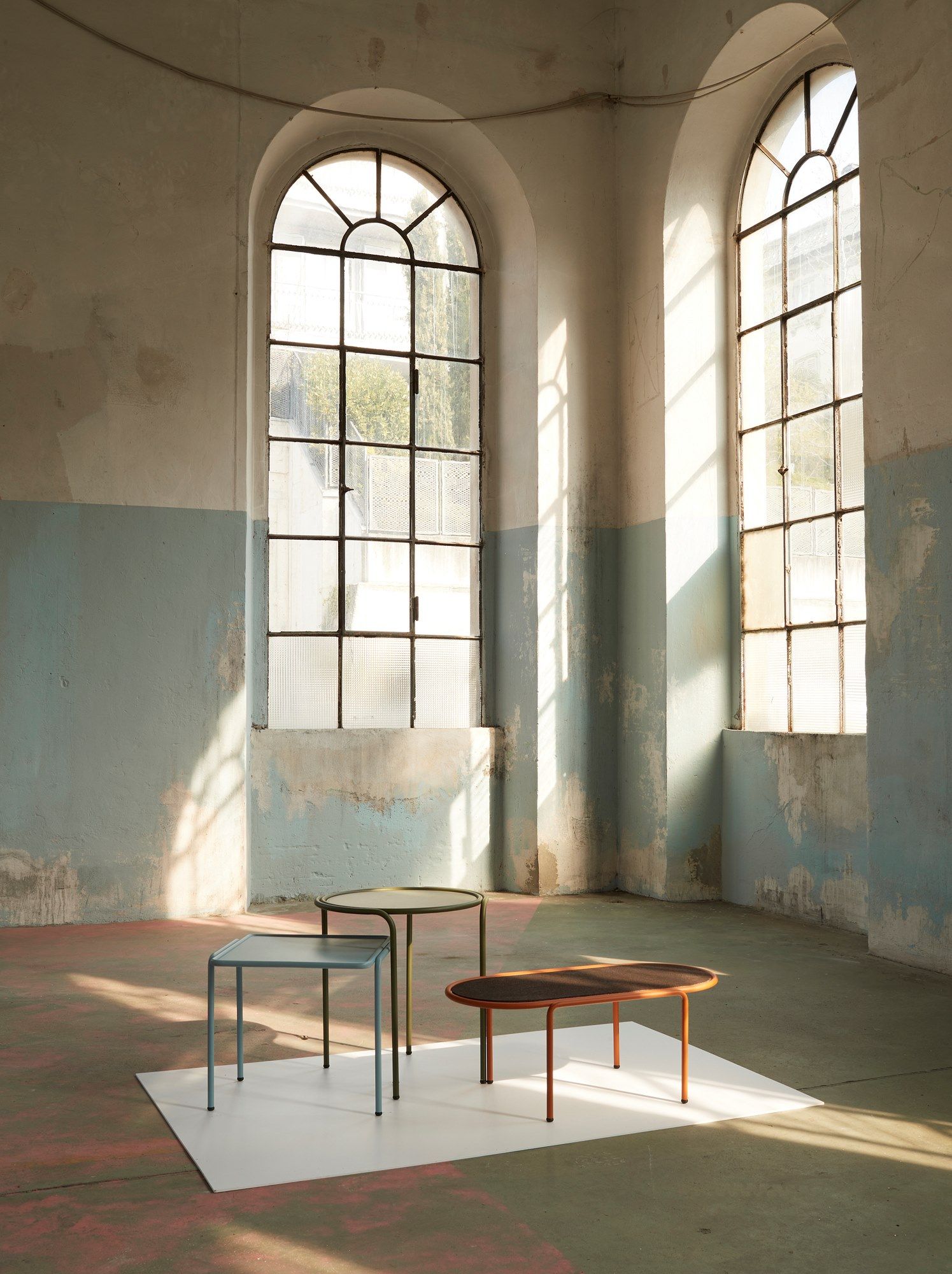 Окрашенный металлический прямоугольный садовый столик S-CAB Dress_Code ARCH-00037401 - Вид №9