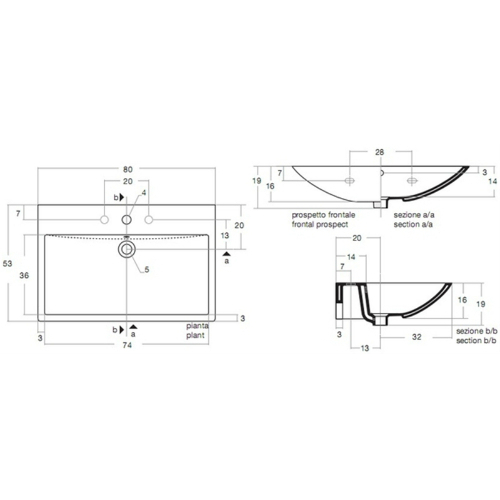 41815 Накладная раковина на столешницу  овальная Santreyd  - Вид №1