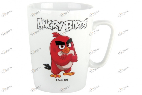 Кружка Angry Birds Movie Red 350 мл КОРАЛЛ ANGRY BIRDS MOVIE 029596 Белый;красный 
