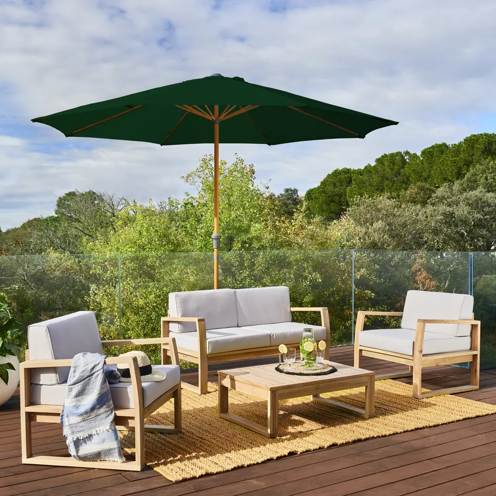 Зонт садовый Naterial Agora 2.9 м темно-зеленый STLM-2201848 - Вид №4