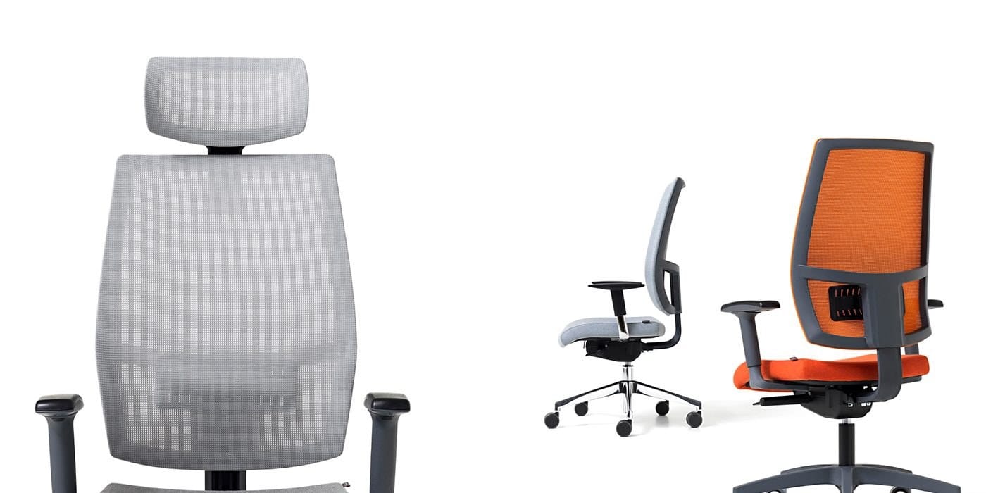 5 спиц ткань регулируемая высота офисное кресло Diemme Lead ARCH-00013527 - Вид №2