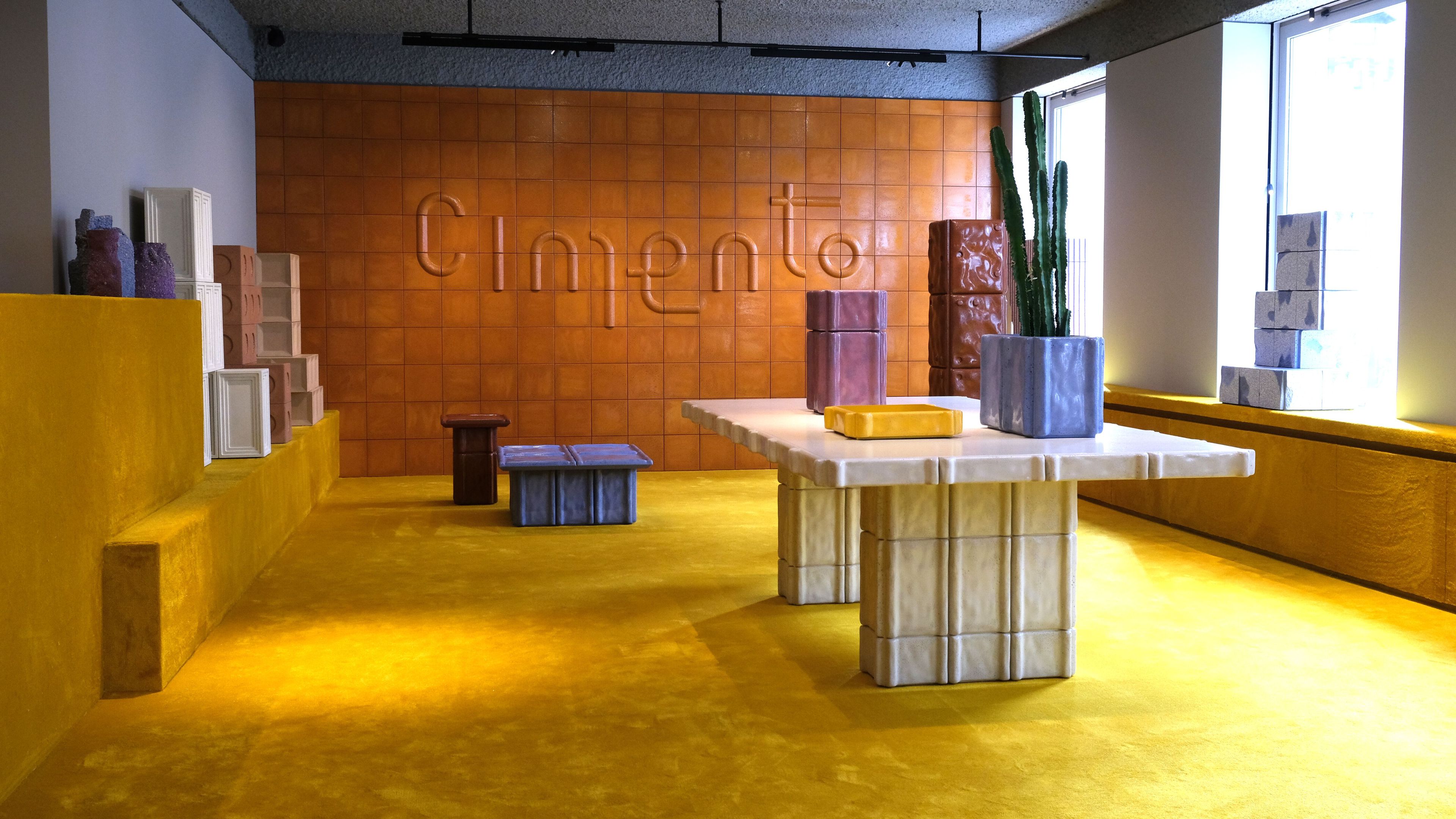 Квадратный сервировочный столик в Cimento® Riva ARCH-00103798 - Вид №6