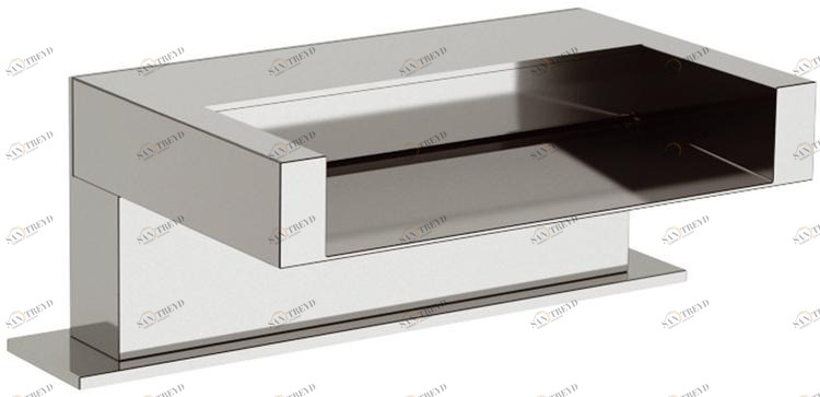 Rubinetterie Mariani Каскадный излив от палубы к стене River 138-pa