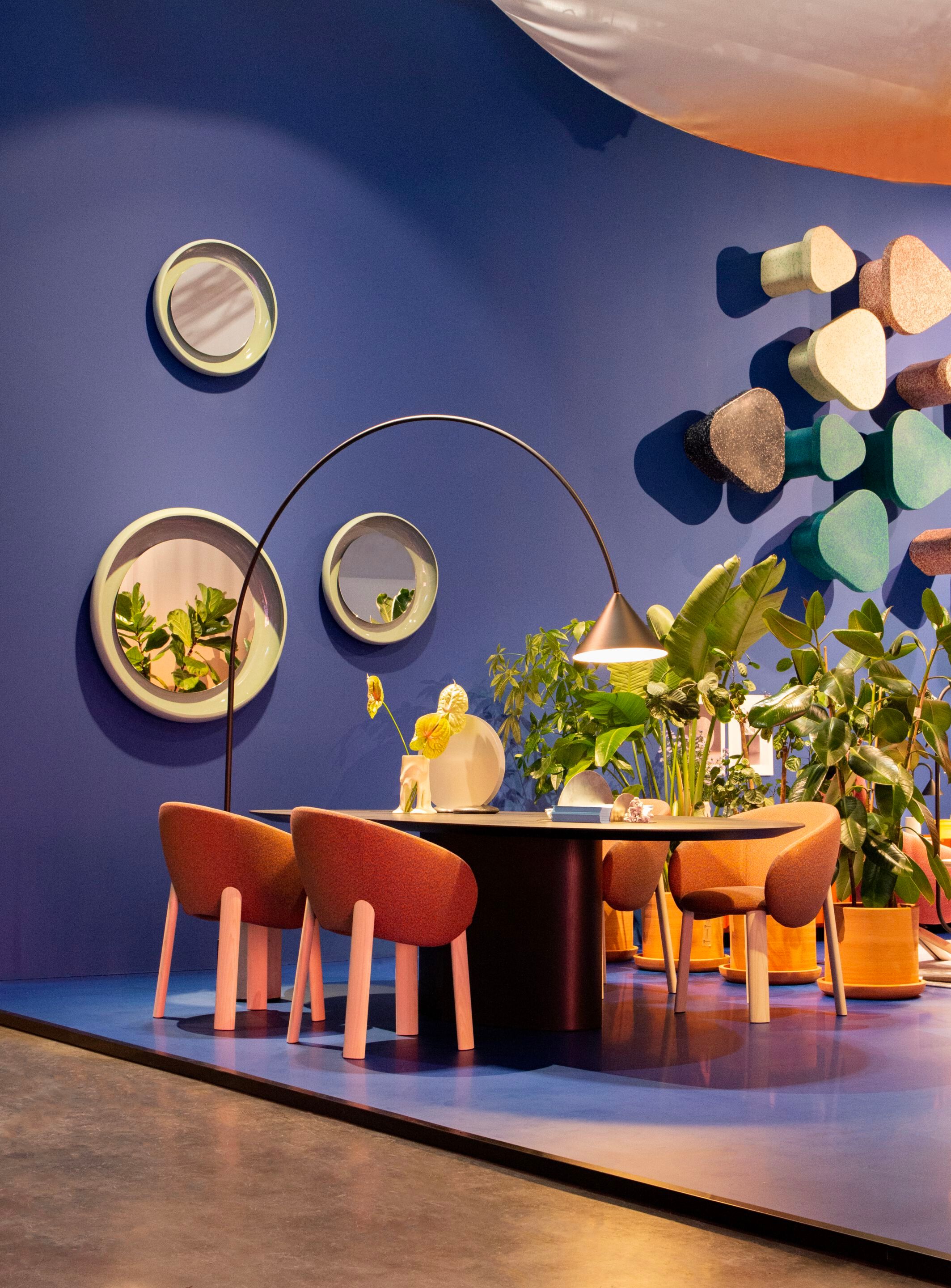 Тканевый мягкий стул с деревянной основой Miniforms Nebula ARCH-00038272 - Вид №4