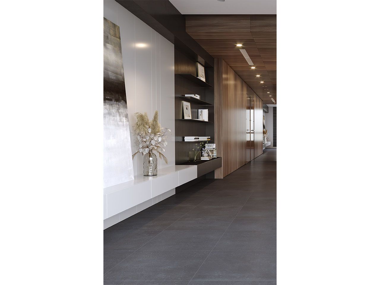 Пол / керамогранит с эффектом цемента Kaleseramik плитка ARCH-00070971 - Вид №1