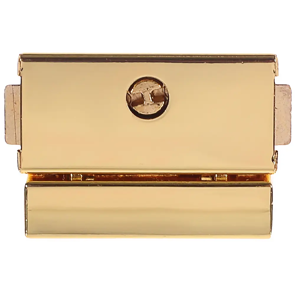 Замок нажимной 25x32 мм, цвет золото ЛЕВША STLM-2111485 - Вид №1