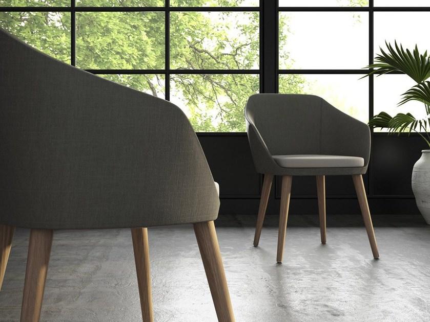 Arte & D Стул с подлокотниками для залов ожидания Mimì W-n1543 v Mimi - Вид №3