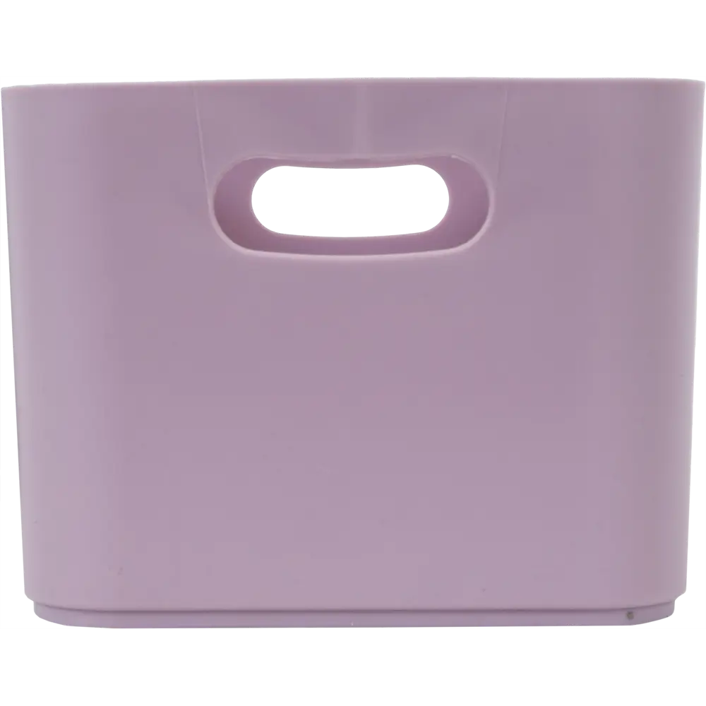 Корзина Mak 15.7x12.1x11.5 см пластик цвет сиреневый BEROSSI STLM-2195854 - Вид №2