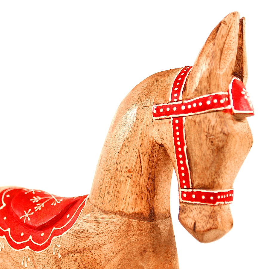 Украшение новогоднее "Лошадка на колесах" Christmas horse, 40х30х13 см ENJOYME  253066 Золото;разноцветный  - Вид №3