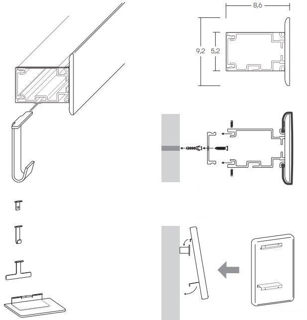 Caccaro Полка со встроенной подсветкой Groove sun-id-1378101 - Вид №6
