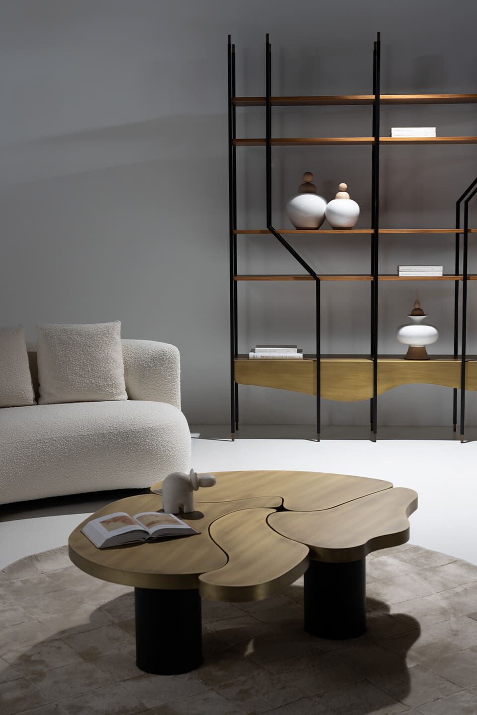 Латунный журнальный столик Greenapple MY BRAIN ARCH-00130142 - Вид №9