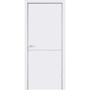 Дверь межкомнатная Smart Н глухая цвет белый 80x200 см (с замком) 86025801 STLM-2120502