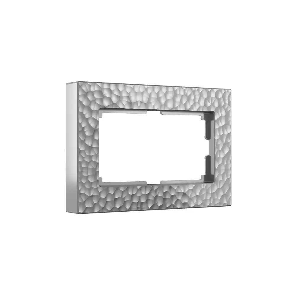 Рамка для розеток и выключателей Werkel Hammer W0082406 2 поста цвет серебряный STLM-2146841 - Вид №1
