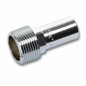 116280G1212 SANHA 16280G пресс-фитинг, бронза, перех.вставка НПр-НР,хром 12ax1/2 мм