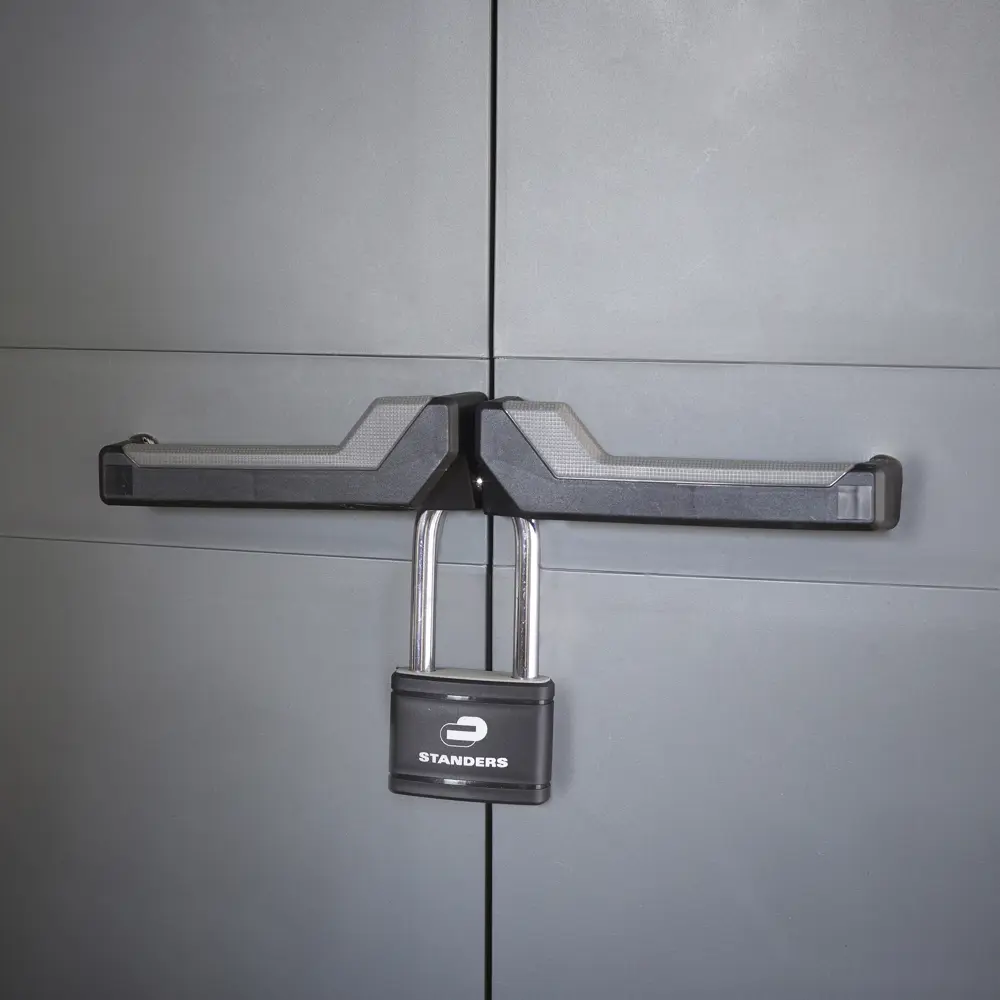 Замок навесной Standers с длинной дужкой 41x34 мм чугун STLM-2067143 - Вид №3