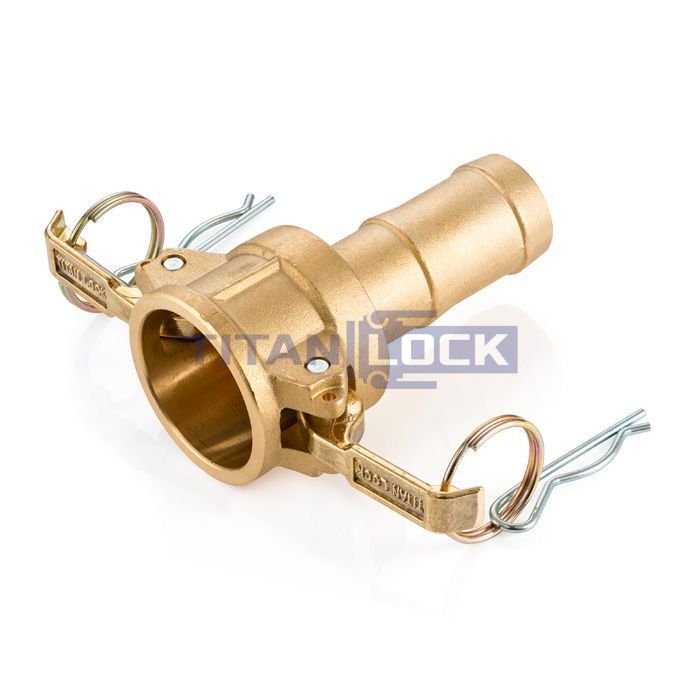 Камлок латунный тип С, розетка с хвостовиком 3/4", TL75CBR TITAN LOCK  - Вид №2