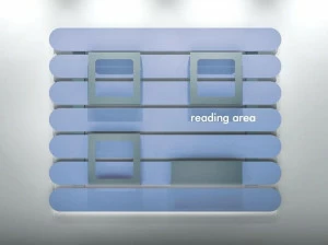 FIT INTERIORS Мобильная стойка для журналов