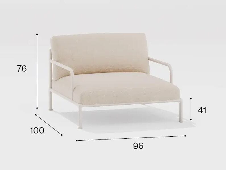 Тканевое садовое кресло с подлокотниками FAST Roè ARCH-00049929 - Вид №10