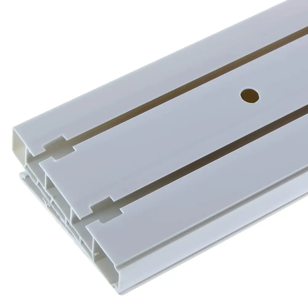 Карниз шинный двухрядный «Луи» в наборе 240 см цвет ваниль DOMLEGRAND STLM-2111445