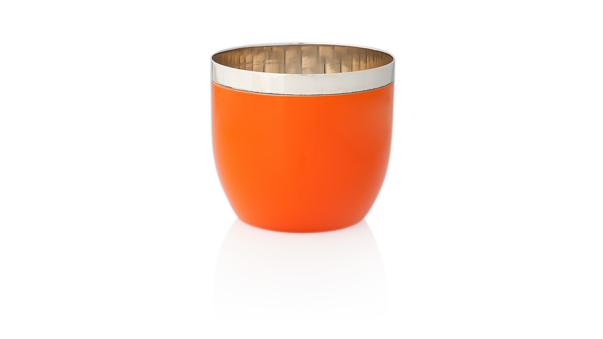 10538503 Schiavon Набор из 2 стаканов "Дизайн-микс, Инглезе" (зелен/оранж) п/к Посеребрение  - Вид №1