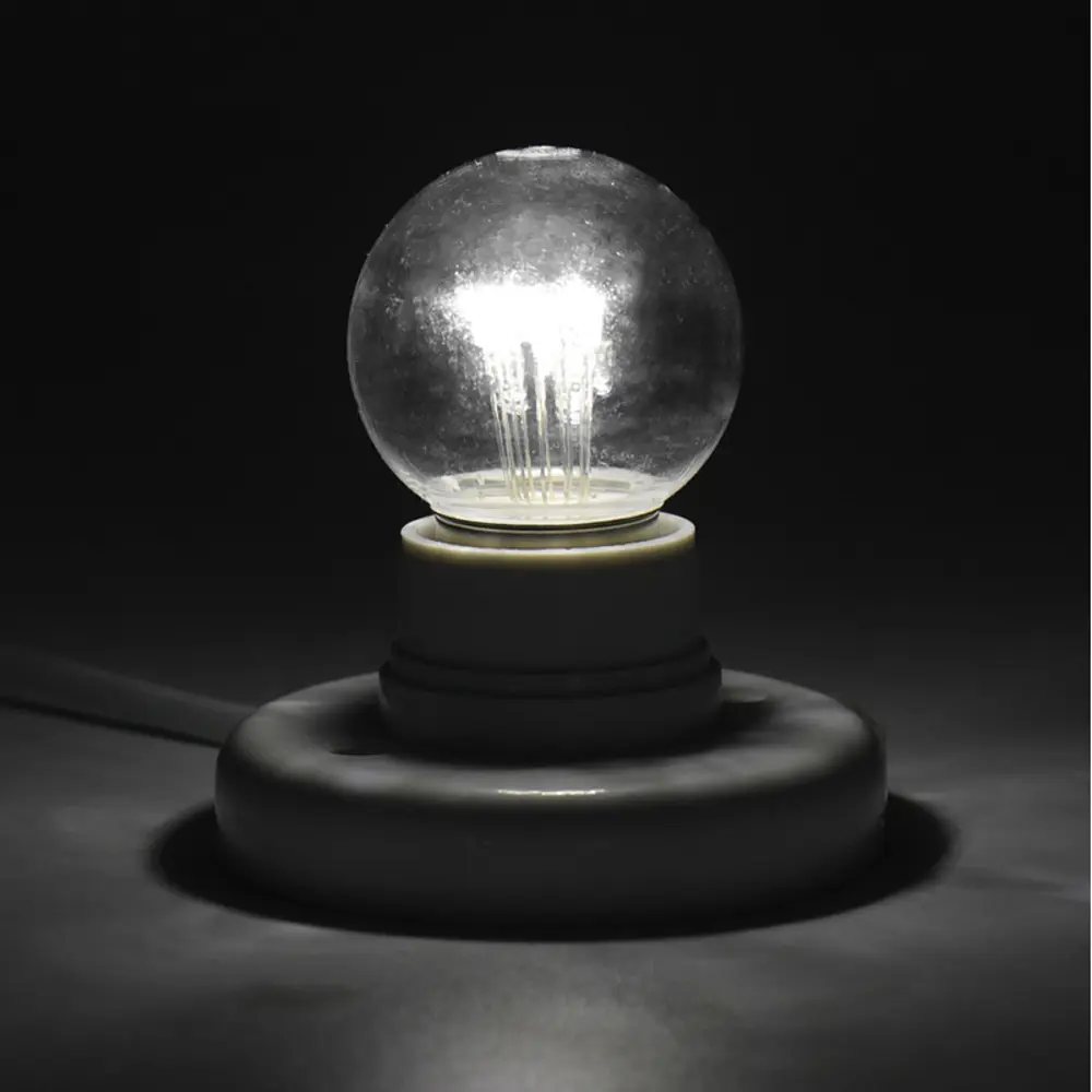 Лампа светодиодная E27 6 LED шар прозрачный нейтральный цвет белый 82977133 STLM-2015963 Santreyd  - Вид №3